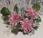 Stroik/ wiązanka bożonarodzeniowa na cmentarz,  płyta obciążona 