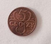 5 groszy BRĄZ 1937