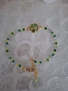 Bransoletka handmade z naturalnych kamieni żywicy epoksydowej 