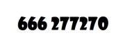 666 277270 złoty numer od T-mobile