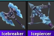 Roblox Murder Mystery 2 Ice set / Icepiercer+Icebreaker
