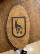 Unikat 1969! Pamiątka TPN / Grupa Wysokogórska - Drewniany Ryngraf