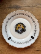 Talerz porcelana Anglia Diana Charles arcopal 1981 upamiętniający ślub 
