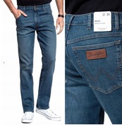 Męskie Spodnie Wrangler Texas Indigo Wit W1212325F Jeansy W38 L32 38/32