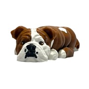 FIGURKA 3D BULDOG ANGIELSKI BRELOK PIESEK PIES PSY  