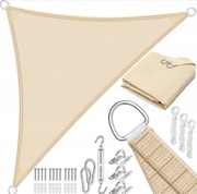 KESSER Żagiel ogrodowy 4,2 x 4,2 x 6 m  kremowy