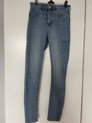 SPODNIE DAMSKIE dżinsowe niebieskie H&M rozm. 36