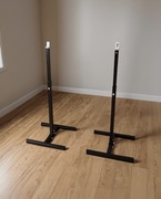 STOJAKI POD SZTANGĘ REGULOWANE – ASEKURACJA DO PRZYSIADÓW I WYCISKANIA