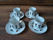 Stara filiżanka duo do mokki espresso roże Thomas grupa Rosenthal