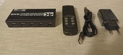macierz przełącznik rozdzielacz HDMI 3x2 spdif
