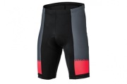 Spodenki rowerowe męskie KROSS Z WKŁADKĄ 2D RED r.S