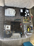 Retro kit 486 - Płyta głowna SOYO SY-025K 486 + RAM + 2xHDD