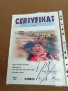 Oryginalny autograf boksera Dariusza Michalczewskiego