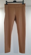 Legginsy damskie Esmara z imitacji skóry brązowe rozmiar XL/42. Cudne!