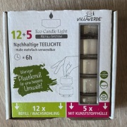 Świeczki woskowe surowe 17szt