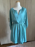 Sukienka morska Reserved oversize 36