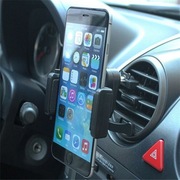 UCHWYT NA TELEFON SAMOCHODOWY DO KRATKI WENTYLATOR OBRACANY 360 STOPNI