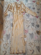 ASOS Nowa sukienka perłowa/złota rozm.34 