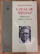 Bibliografia druków zwartych Czesław Miłosz Kosińska