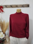 Nowy bordowy sweter damski półgolf Janina L