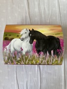 Nowa, niedostępna już w sprzedaży, szkatułka Miss Melody w konie Smyk