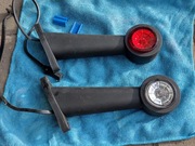 2x lampa obrysowa LED z szybkozłączem Fristom FT-009E 12-24V przyczepa tir