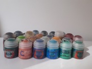 Warhammer farby modelarskie Citadel NOWE x14 + Citadel Contrast Paint x9