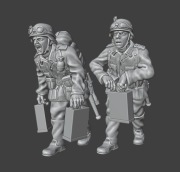 German Demolition Team Set 1 - Pionierzy | 1:56 | Bolt Action | Druk 3D