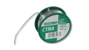 Cyna lutownicza STALCO 100g Ø1mm - Spoiwo z topnikiem S-21620