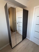 Szafa PAX ikea czekoladowa + lustro 200x125x37