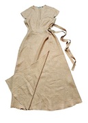 Sukienka the other stories lniana len maxi kopertowa r.38/40 długa sukienka