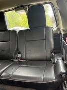 Fotele 3 rząd nissan patrol y61 GU4 czarne skórzane