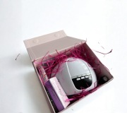 Zestaw do paznokci hybrydowych UV LED + frezarka | Gift Box | GRATIS
