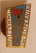 Odznaka, przypinka Gimnazjum Toruń 1968