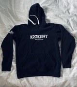 BluzUp Bluza kangurka z kapturem Hoodie Krzesiny ZSO2 czarna gruba bawełna