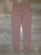 41. Elastyczne jeansy róż Sinsay miękkie 164 S 36