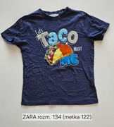 t-shirt dziewczęcy - rozm. 134 - ZARA
