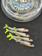 Płoć 38mm 5szt AB Fishing TikTok Fluo Zółty 