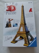 Puzzle 3d wieża eiffla 224 elementy