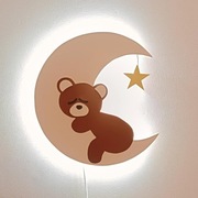 Dziecięca lampka ścienna (kinkiet) "Słodki sen"