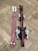 Narty dzieciece TecnoPro Skitty 70 + wiązania TC45 + kijki