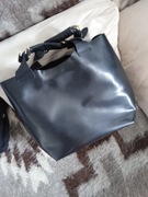 Skórzana torebka shopper ZARA edycja niedostępna