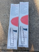 Dwa nowe Wieszki przesuwne ruchome, do szafy zabudowy tp