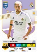 Federico Valverde 195 Team Mate Karta PANINI FIFA 365 2023