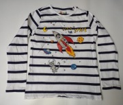 Bluzka bawełniana w paski 110/116