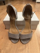 Sandały zamszowe skóra naturalna 39