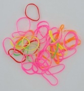 Gumki do włosów dla lalek kolorowe 50szt.