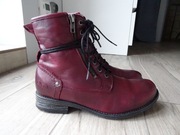 B&C Collection botki trapery półbuty SKÓRA 38