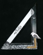 Lustro z ptaszkami w starej pomalowanej ramce