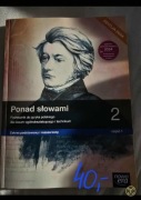 język polski ponad słowami podręcznik klasa 2 część 1 liceum i technik